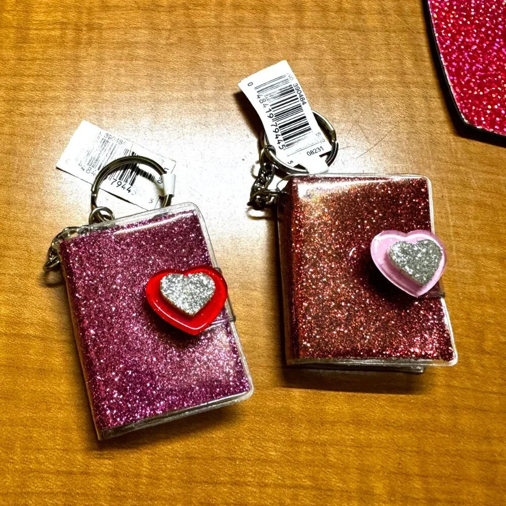Valentine's day supplies ~ sticker box, hanging heart, key rings